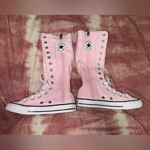 CONVERSE Chuck Taylor ALL STAR XXHi Sneaker Shoes Knee High Youth SIZE 13 Pink